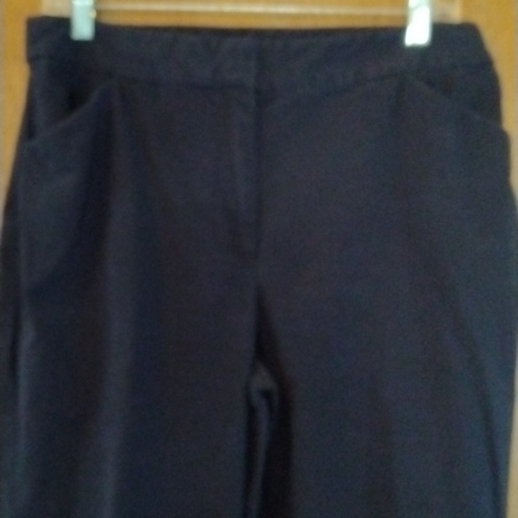 Talbots Heritage Dark Navy Blue Sz. 14 High Waisted Tall - Picture 3 of 10